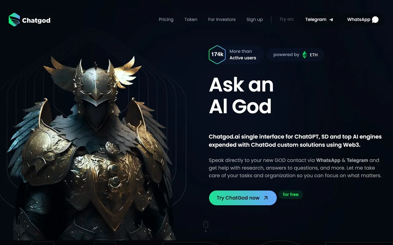 chatgod.ai, May 2023